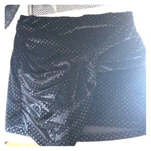 Zara velvet skirt